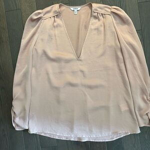 Express blush satin top size M